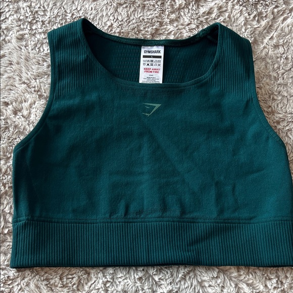Gymshark Tops - Gymshark Deep Green Crop Top